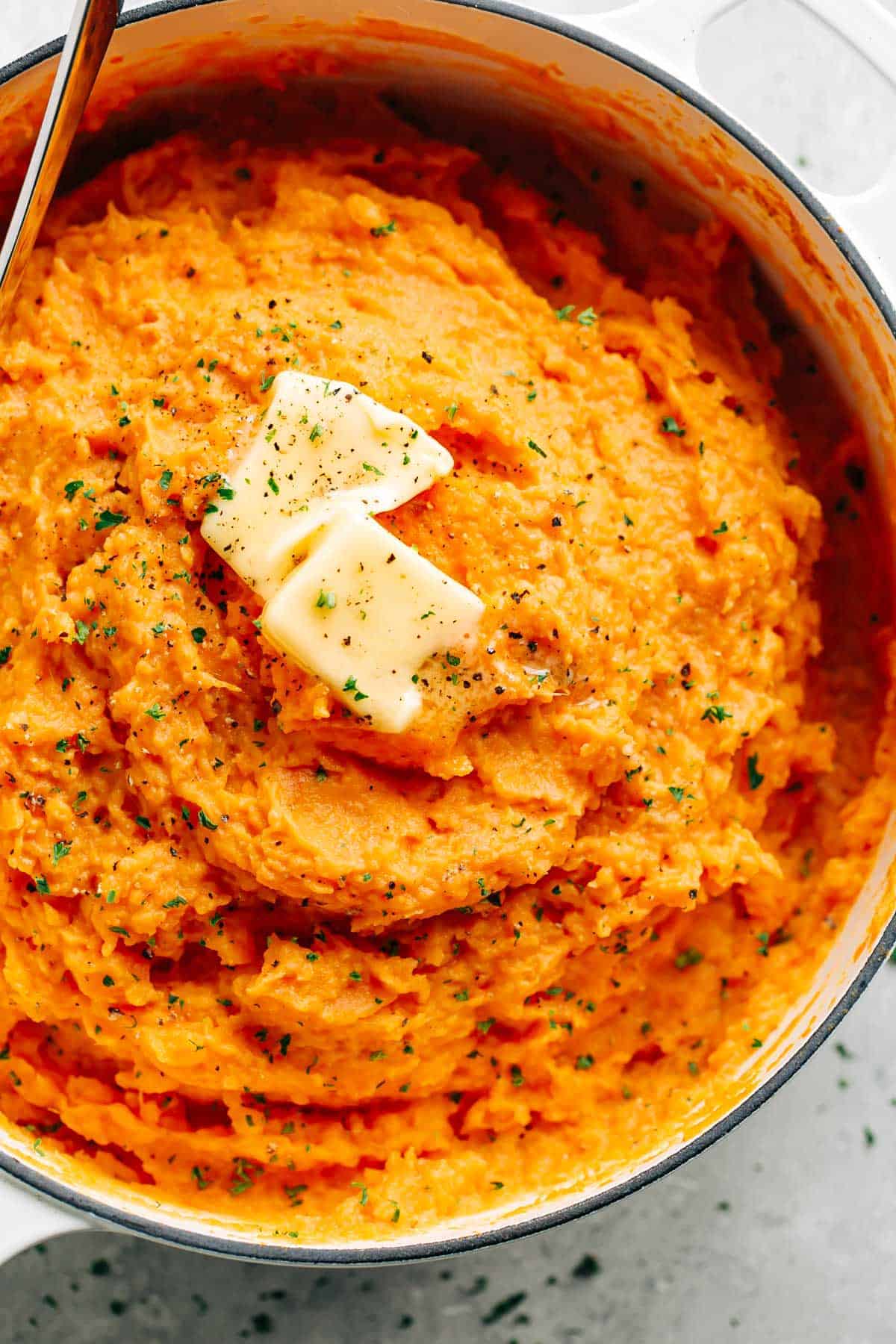Beyond Casserole: Delicious Savory Mashed Sweet Potatoes